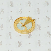 gübelin 18k sundial pendant