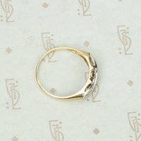 Classic Vintage Two Tone Gold Band With a Twist