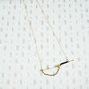 Vintage Gold Sword Necklace