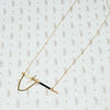 Vintage Gold Sword Necklace