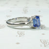 Vintage Tanzanite and Diamond Ring