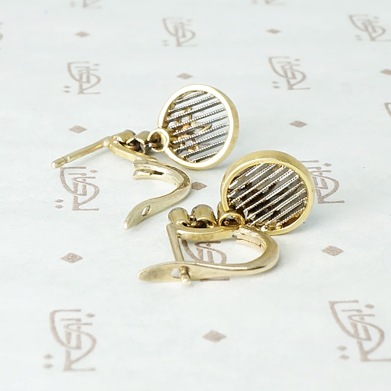 Darling Edwardian Diamond Dangle Earrings