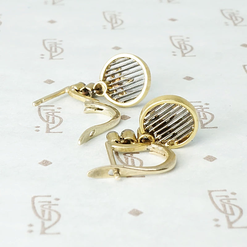 Darling Edwardian Diamond Dangle Earrings