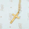Antique Tiny Gold Cross Pendant