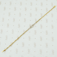 Edwardian Platinum and 18k Gold Bracelet with Rose Cut Diamonds