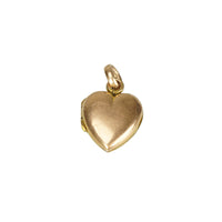 Vintage Rose Gold Heart Locket - Gem Set Love