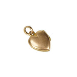Vintage Rose Gold Heart Locket - Gem Set Love