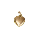 Vintage Rose Gold Heart Locket - Gem Set Love