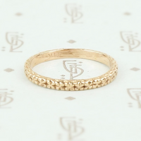 Treasure Recycled Revival band in rose gold.