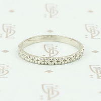 Treasure Recycled Revival band in white gold.