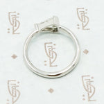 Shield Cut Diamond In Platinum Arrow Ring