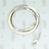 triangular snake chain sterling silver 18"