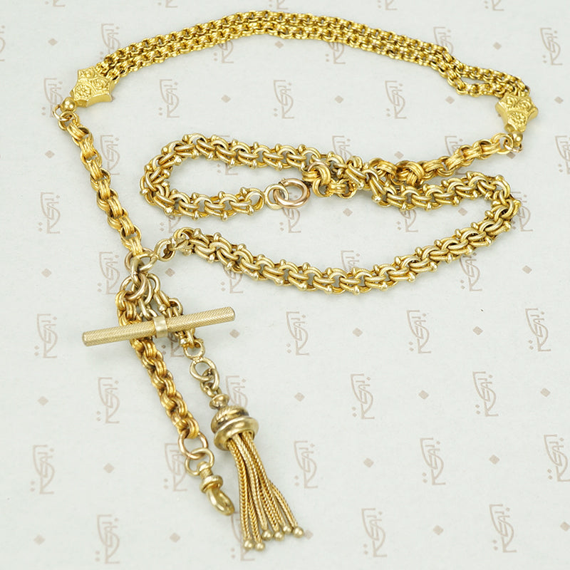The Triple Drop Watch Hook Chain
