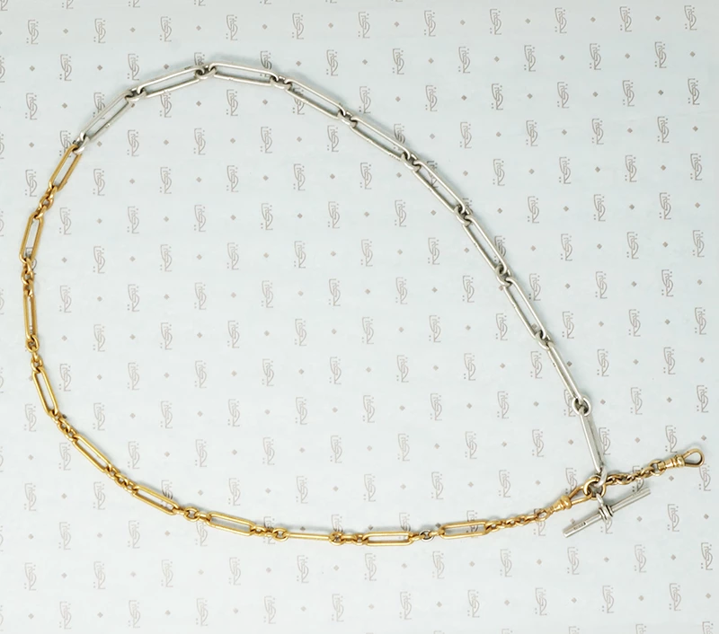 Trombone Link Chain with Swivel Hooks