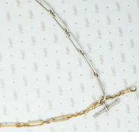 Trombone Link Chain with Swivel Hooks