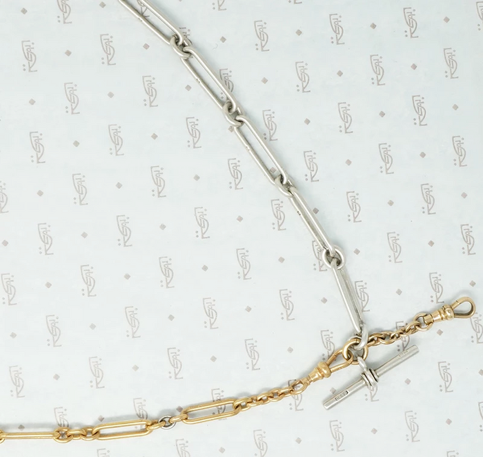 Trombone Link Chain with Swivel Hooks