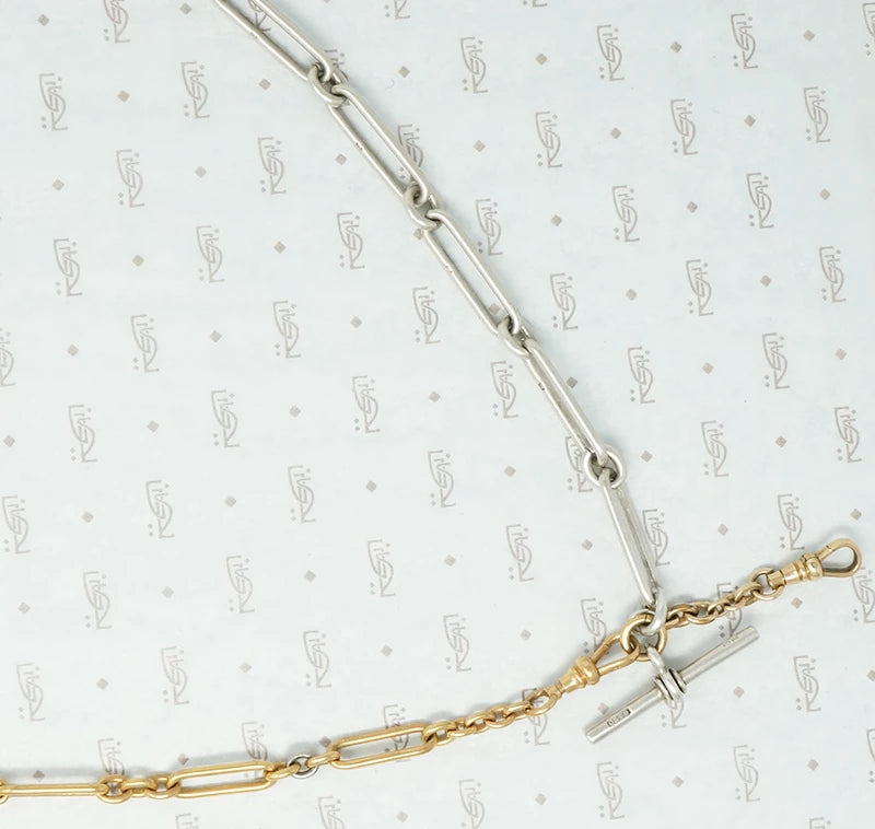Trombone Link Chain with Swivel Hooks