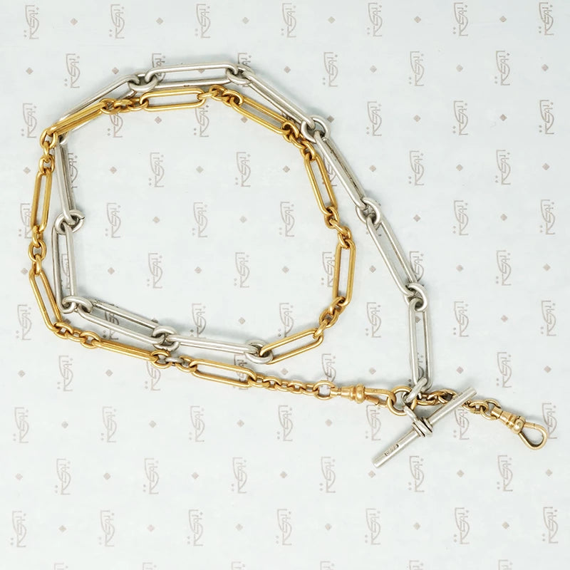 Trombone Link Chain with Swivel Hooks