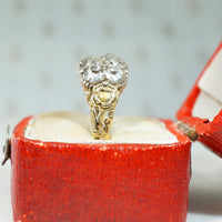 18th Century Double Diamond Hoop Ring