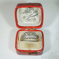 18th Century Double Diamond Hoop Ring
