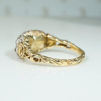 18th Century Double Diamond Hoop Ring
