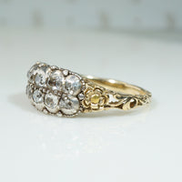 18th Century Double Diamond Hoop Ring