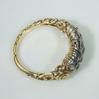 18th Century Double Diamond Hoop Ring