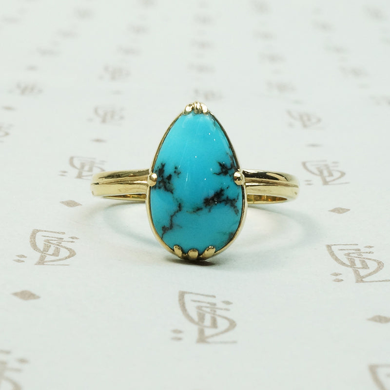 Kingman Turquoise A Specimen Ring