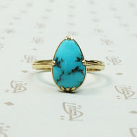 Kingman Turquoise A Specimen Ring