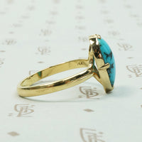 Kingman Turquoise A Specimen Ring