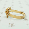 Lovely Old Gold Ring with Robins Egg Blue Turquoise