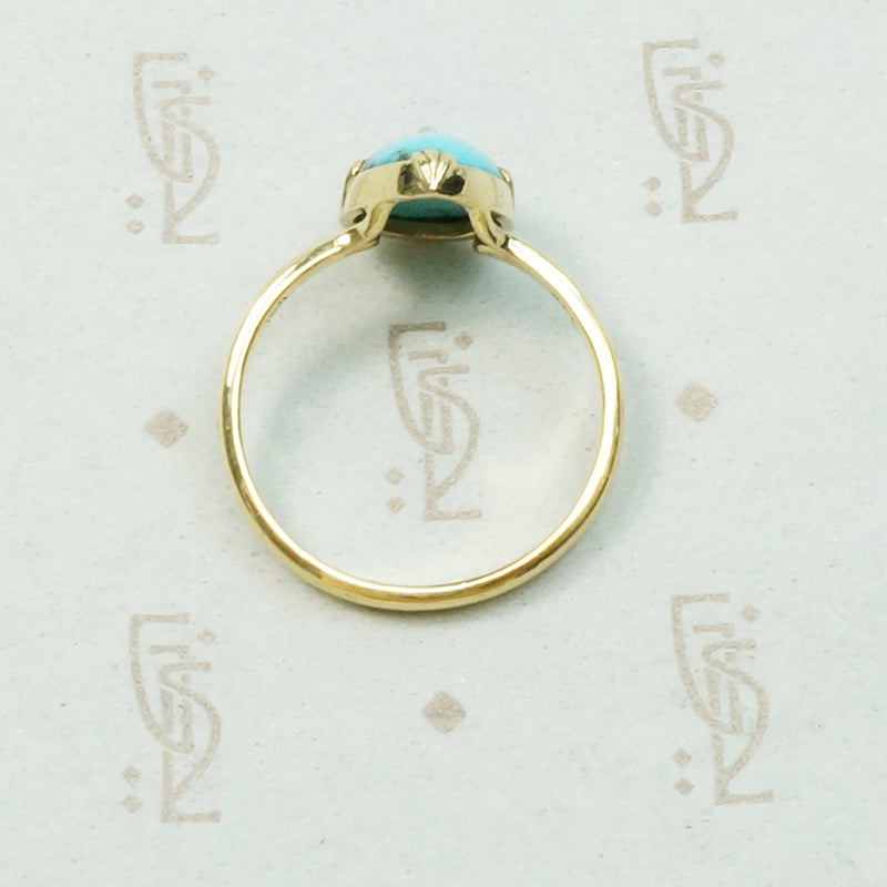 Kingman Turquoise A Specimen Ring