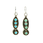 Vintage Turquoise and Sterling Earrings