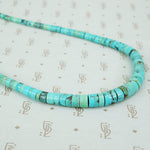 Vintage Turquoise Heishi Bead Necklace