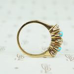 Fancy Business Diamond and Turquoise Band