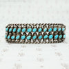 silver turquoise vintage bracelet