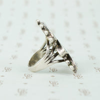 The Temple Vintage Turquoise and Silver Ring