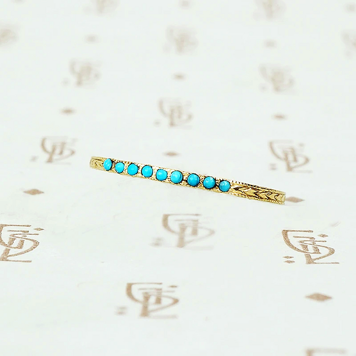 Recycled Revival Turquoise Wheat Band
