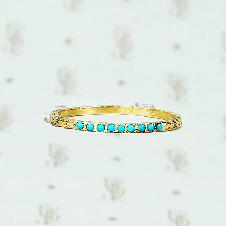 Recycled Revival Turquoise Wheat Band