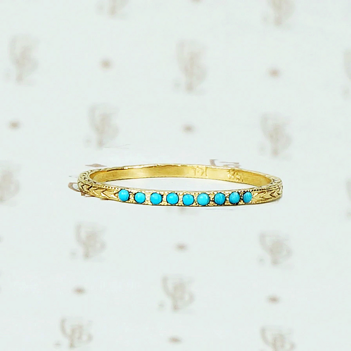 Recycled Revival Turquoise Wheat Band
