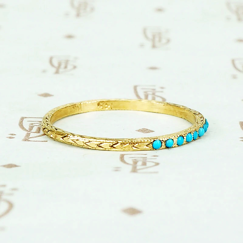 Recycled Revival Turquoise Wheat Band