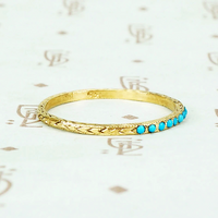 Recycled Revival Turquoise Wheat Band