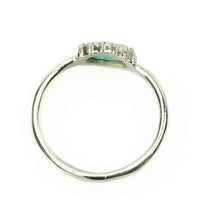 Lovely Vintage Persian Turquoise Ring in 14k white gold by 720