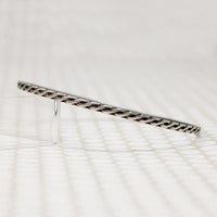 The Rope Twist Sterling Bangle from Allie B.