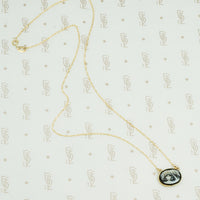antique carved banded agate mourning cameo featuring an urn under a weeping willow now a necklace