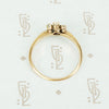 The Cluster of Fire Rose Gold 19thc Ring