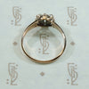 Antique Rose Cut Diamond Halo Ring