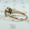 Antique Rose Cut Diamond Halo Ring