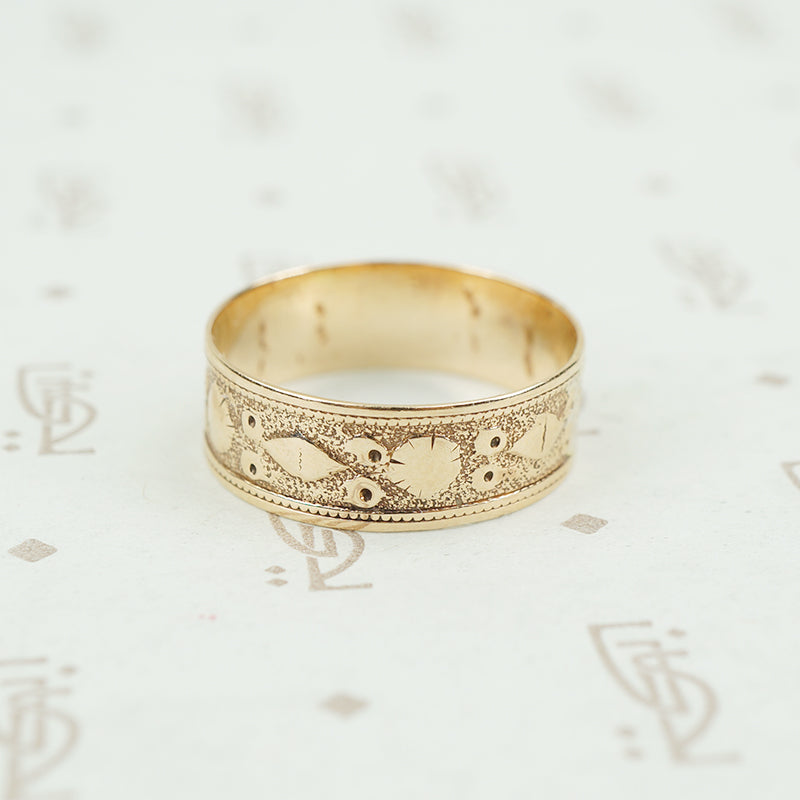 9 carat victorian cigar band inside