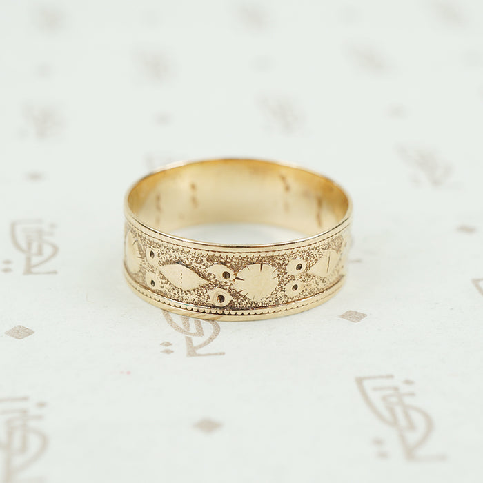 9 carat victorian cigar band inside